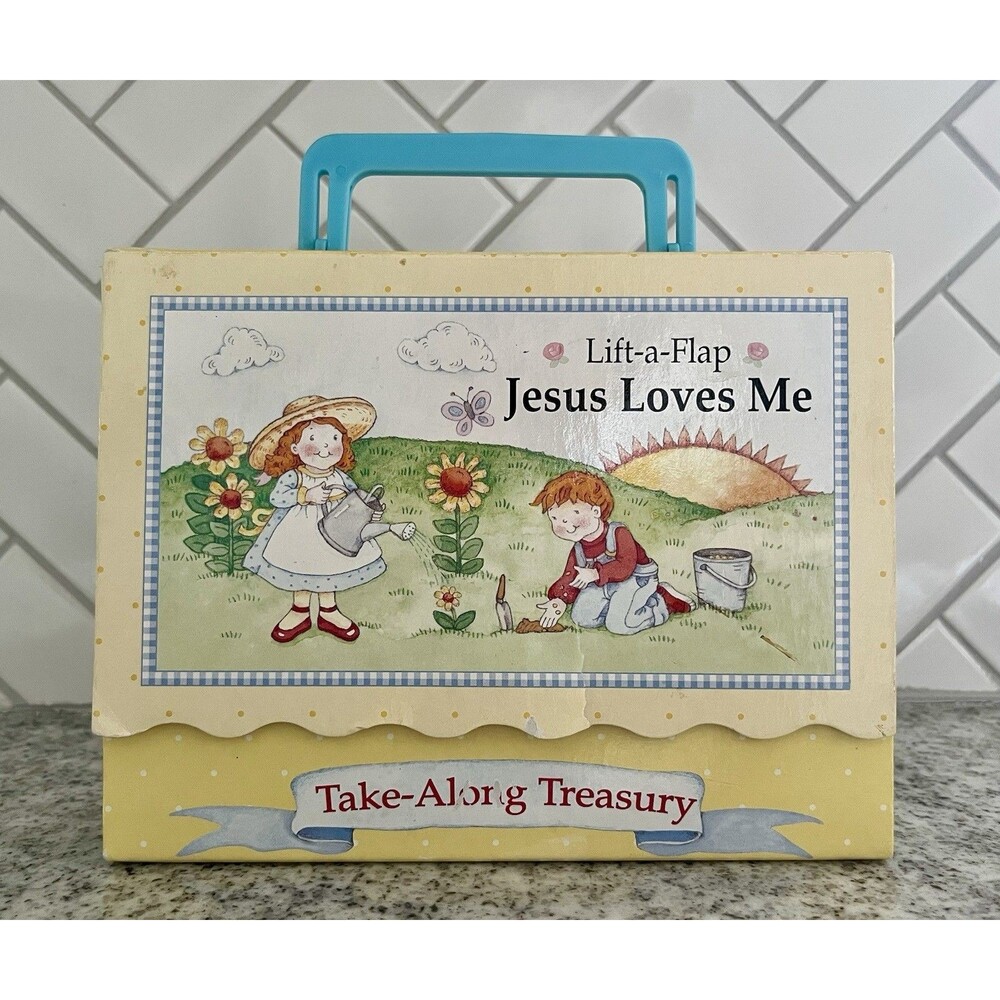 LeapFrog Jesus Loves Me Lift-a-Flap Take-Along Treasury 4 Christian Board Books